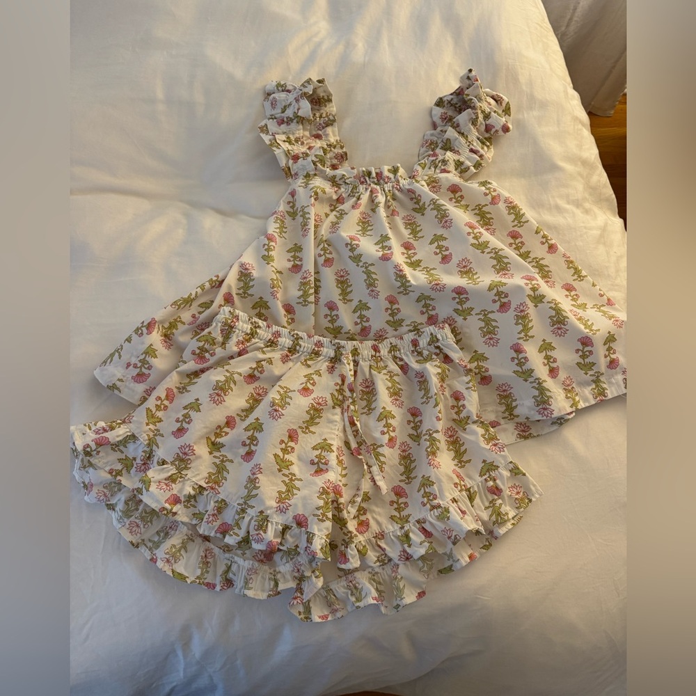 Piyama Nicolette Sleep Set, Cotton, Lotus Flower, Small